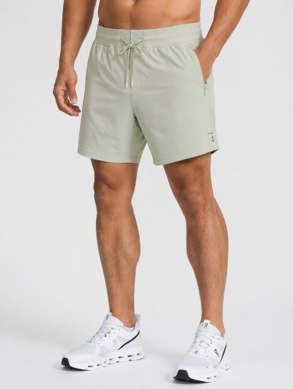 Lululemon Shorts License To Train LTT L98 Linerless 7" Inseam Sage Green XL